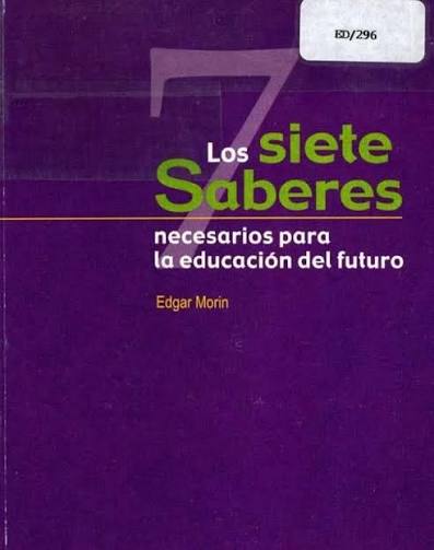 Portada de Los siete saberes necesarios para la educación del futuro